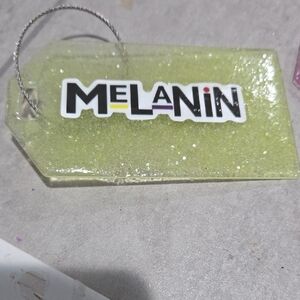 🎒🧳Melanin Glitter Luggage/Backpack Tag